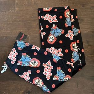 New Mens Halloween CHUCKY Wanna Play Sz M